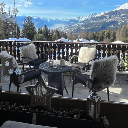 Residence Robin Des Bois, Crans-Montana, Luxueux Appartement Avec Vue Imprenable מראה חיצוני תמונה